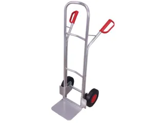 Steekwagen Aluminium Kratten 200kg 1305x572mm Massief Rubber Banden - 2