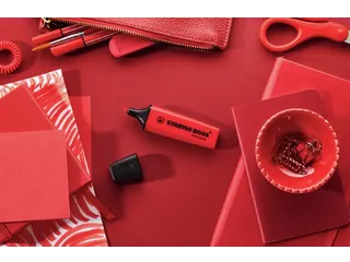 Markeerstift STABILO Boss 70/48 echt rood 15 stuks - 5