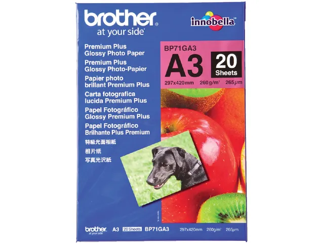 Fotopapier Brother Bp-71 A3 260 Gram Glossy 20vel