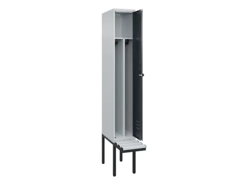 locker voor scheiding van kleding,HxBxD 2120x300x815mm,1vak