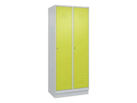locker,HxBxD 1950x800x500mm,2vak,vak B 400mm,cil.-slot,sokkel
