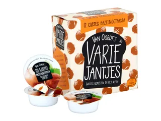 Hazelnootpasta VarieJantjes 12x15 gram cupjes - 4
