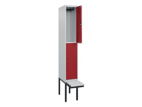 Dubbeldekse dekenkist,HxBxD 2120x300x815mm,1x2vak.,vak B 300mm