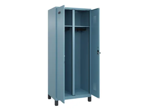 locker voor scheiding van kleding,HxBxD 1950x800x500mm,2vak