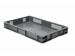 Euronorm-Stapelbak 14.5l H X L X B 75x600x400mm Grijs