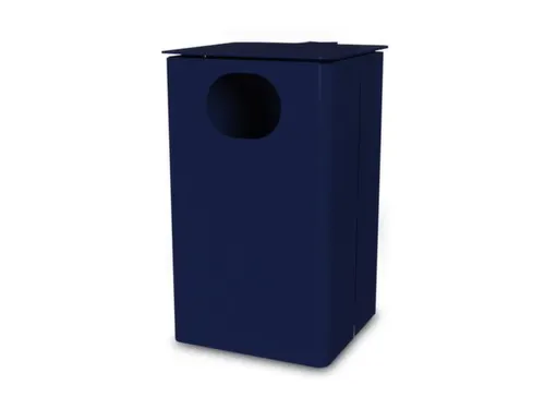 combi-asbak,HxBxD 537x325x388mm,afvalbak inhoud 35l,romp staal RAL5013