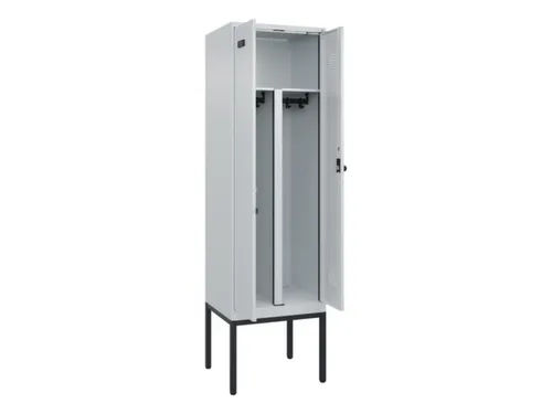 PBM-locker,HxBxD 2120x600x500mm,2vak,vak B 300mm,draaigrendel