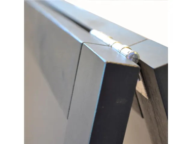 Krijtstoepbord Zwart 75x135 cm