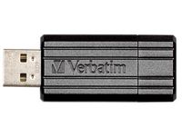 PinStripe USB 2.0 stick, 16GB, zwart