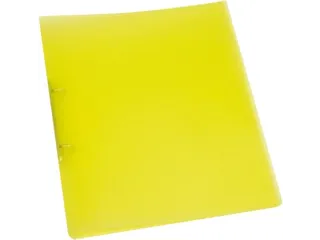 Ringmap A4 2 Ringen 16mm Transparant Geel - 3
