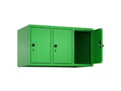 opzetkast,v. locker,3vak.,vak B 300mm,HxBxD 500x900x500mm,draaigrendel