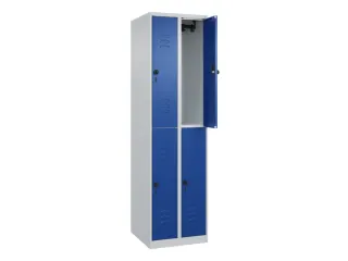 dubbeldekse locker,HxBxD 1850x500x500mm,2x2vak.,vak B 250mm - 2