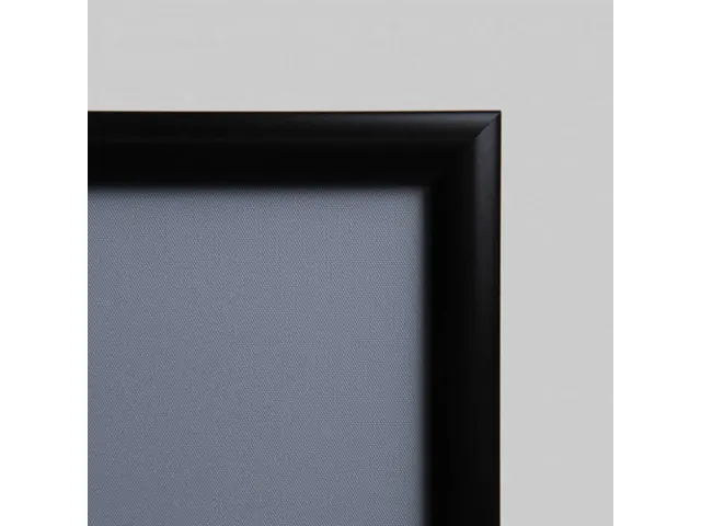 Kliklijst A0 Rechte hoeken 25mm Zwart RAL9005