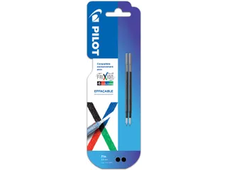Pilot FriXion Ball 4 Colors Navullingen Zwart Blister 2 Stuks - 1
