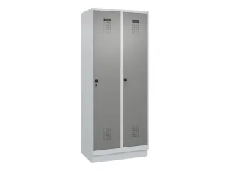 locker,HxBxD 1950x800x500mm,2vak,vak B 400mm,draaigrendel,sokkel - 3