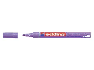 Viltstift edding 751 lakmarker rond metallic paars 1-2mm - 1