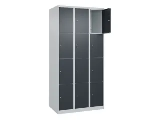 lockerkast,HxBxD 1850x900x500mm,3x4vakken,vak B 300mm,cil.-slot - 1