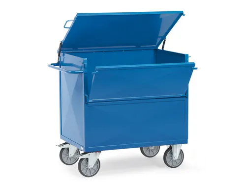 Bakwagens Met Wanden Van Staalplaat 2863 600kg 1200x800mm Ral5007