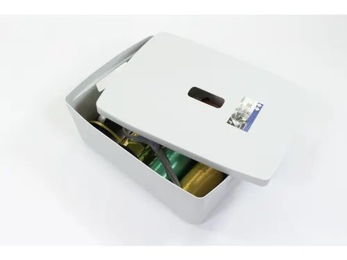 Deksel opbergbox Kangaro M PP grijs geschikt voor 20/28 liter