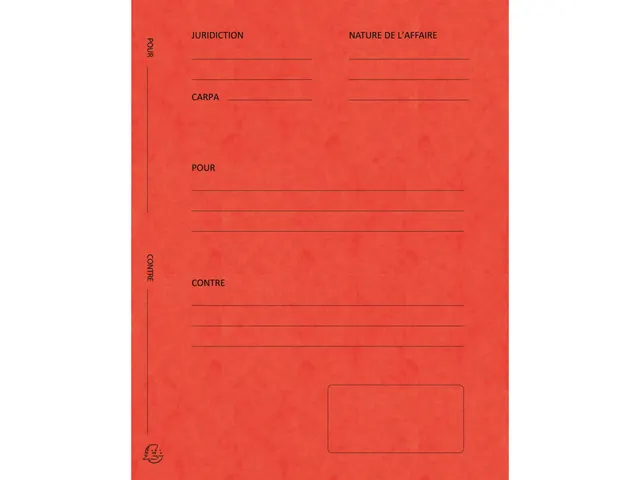 Pleidooimappen "Voor/tegen" versterkt karton 25x32cm 25 Stuks Assorti