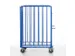 chariot de transport de colis,force 600kg,plateau Lxl 1200x740mm