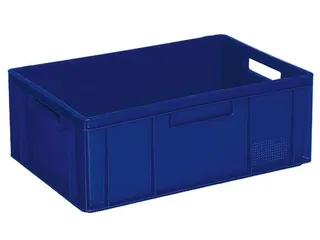 Euronorm Stapelkrat Pe 220x600x400mm 43liter Blauw - 1