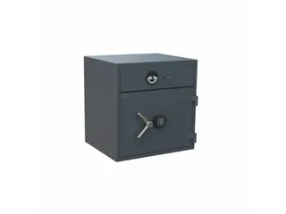 Salvus Tivoli 1 Afstortkluis elektronisch slot 67x65x55cm Grafietgrijs - 2