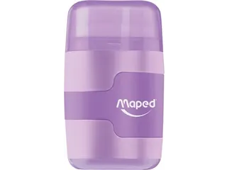 potloodslijper + gom Connect Soft Touch assorti pastelkleuren, op blis - 7