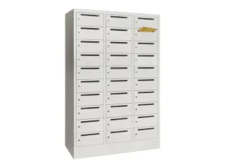 Postsorteerkast 1850x1230x500mm 3x10 Vakken Ral7035 Front Ral7035 - 1