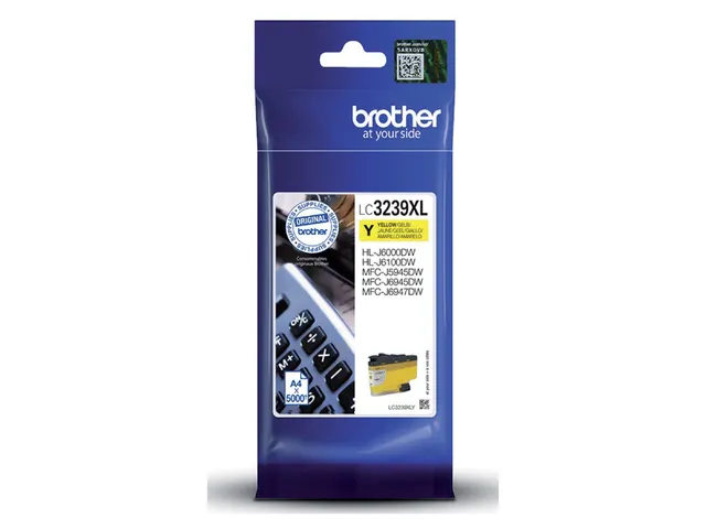 Inktcartridge Brother LC-3239XL geel HC