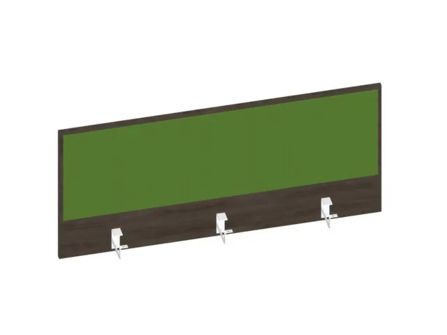 baliepaneel bureau aanbouw achter NV bruin hickory BN4011-rood 1200mm