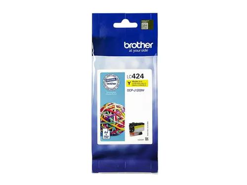 Inktcartridge Brother LC-424Y geel