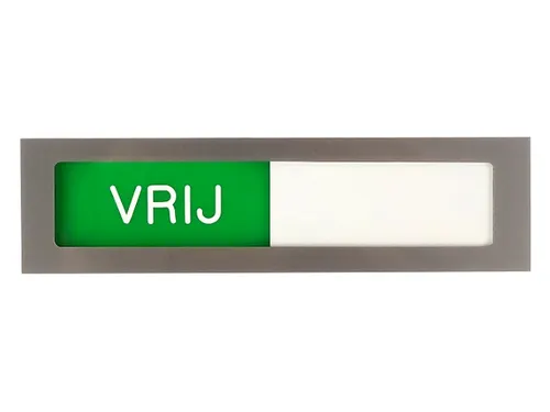 Infobord Deurbordje Niet Storen Groen Rood 150x40mm