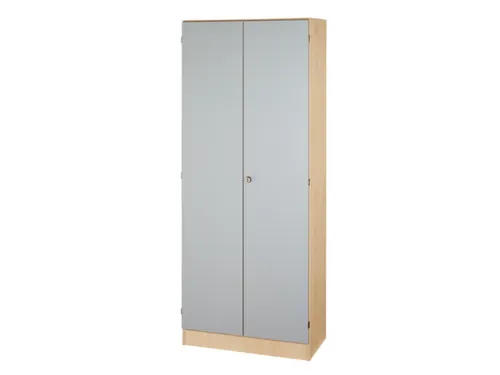kantoorkast,HxBxD 2004x800x420mm,4xhouten vloer,stanggreep