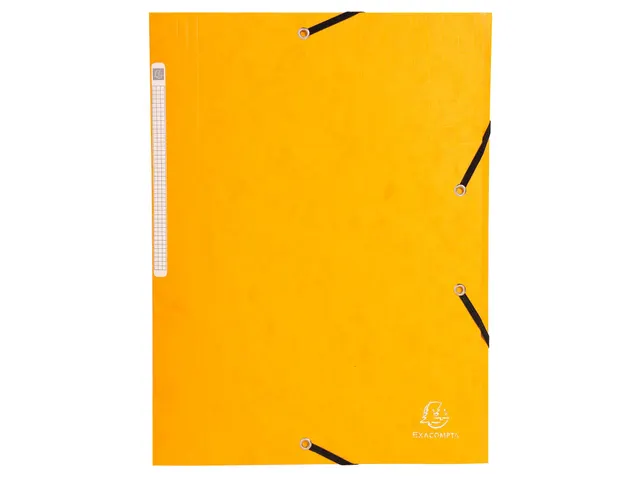 Elastomap A4 glanskarton 3 kleppen monobloc Assorti