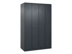 locker voor scheiding van kleding,HxBxD 1850x1200x500mm,4vak