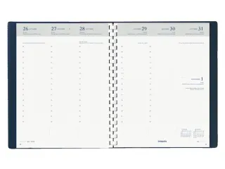 Agendavulling 2027 Brepols Timing 7dagen/2pagina's spiraal wit - 2