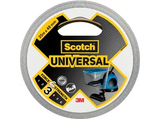 ducttape Universal, ft 48 mm x 25 m, zilver - 2