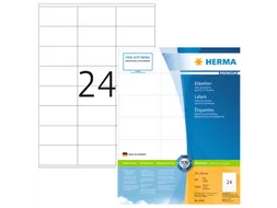 HERMA 4414 Premium etiketten A4 70x36mm Wit 12000 stuks