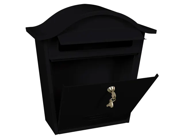 Wandbrievenbus Tatifan Zwart Staal