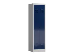 garderobekast HxBxD 1800x500x500mm 2vak klink RAL7035 RAL5010