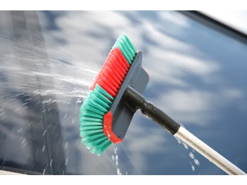 Wasborsel hoek Vikan met waterdoorvoer 27,5cm
