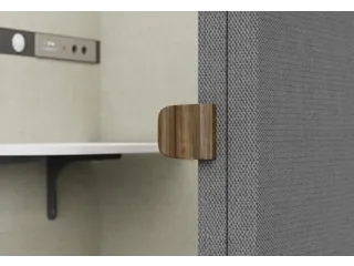 Belcel 003 Akoestische Werkpod Grijs met Ventilatie - 2