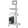 pc-station,HxBxD 1770x650x650mm,monitorhouder,3legborden