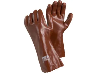 Tegera 10PG PVC handschoenen, rood, maat 8, per 12 paar - 1
