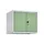 opzetkast,v. locker,2vak.,vak B 300mm,HxBxD 500x600x500mm,vleugeldeur