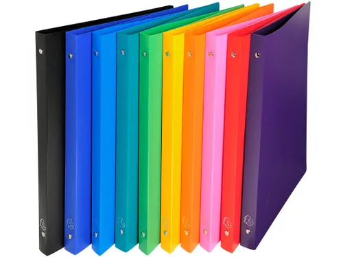 ringmap ondoorschijnend A4 2 ringen 15 cm assorti