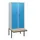 locker met bank,HxBxD 1950x800x815mm,2vak,vak B 400mm,draaigrendel