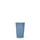 Beker porselein Les Artistes Paris 450ml met siliconen grip ribbel Blu