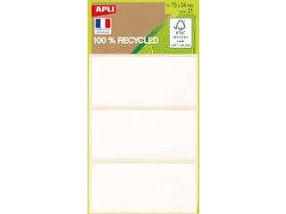Witte Etiketten In Etui - 1